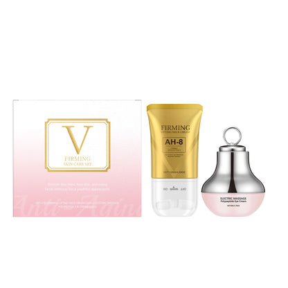 AH-8 Neck Eye Care Set Electric Massage Eye Cream Neck Firming Lotion Smooth Fine Lines Moisturize Tighten Revitalizing Skincare
